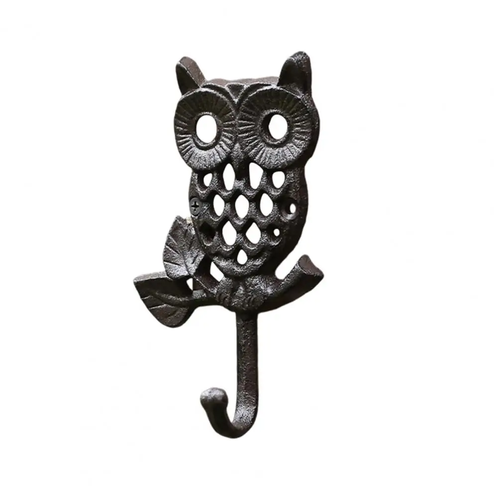 Owl Hook for Keys Cast Iron Rust-Proof Vintage Style Wall Art, French Country Hanging Hook for Entryway Bathroom
Owl Hook for Keys Cast Iron Rust-Proof Vintage Style Wall Art, French Country Hanging Hook for Entryway Bathroom