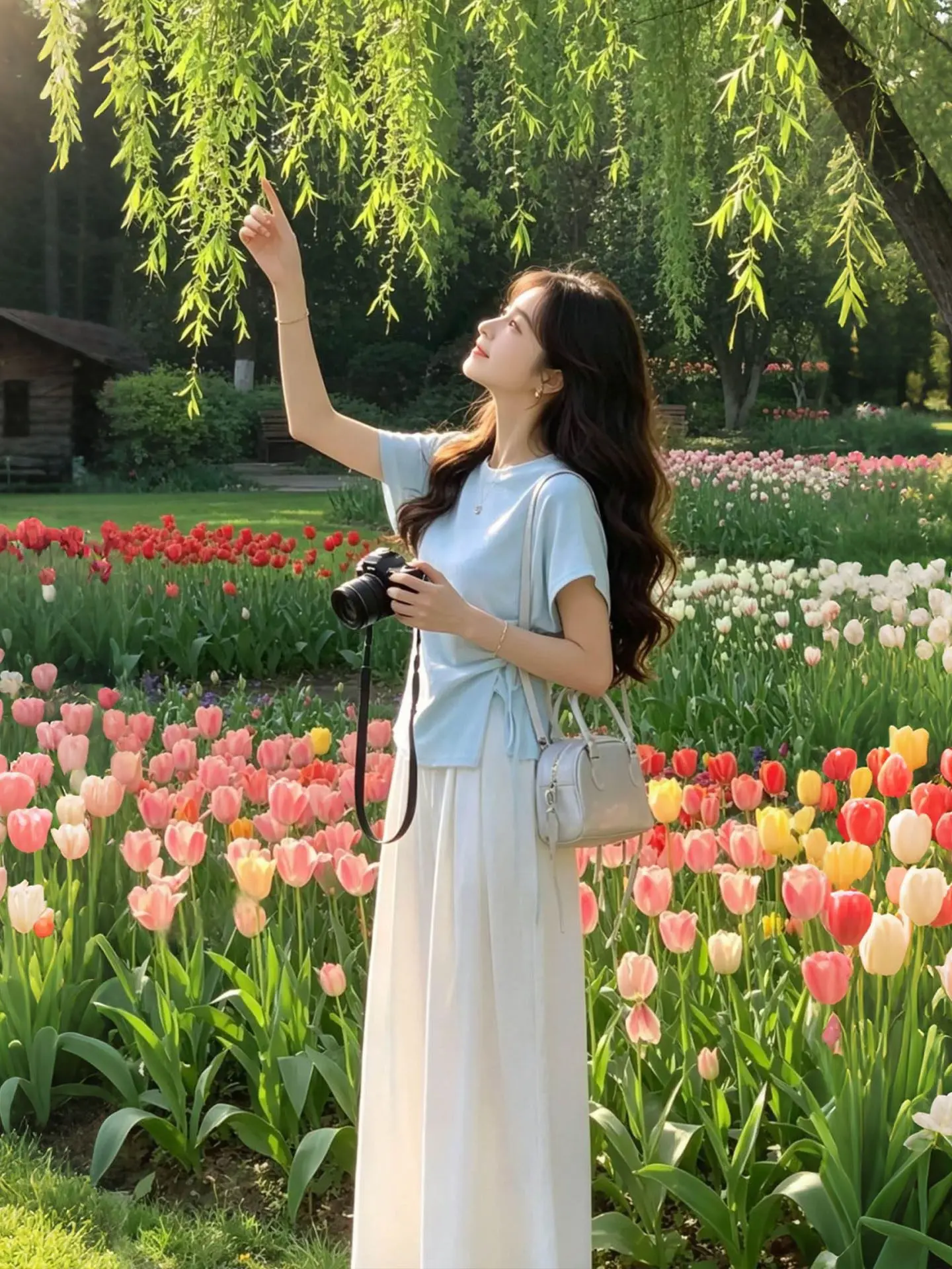 Casual Breathable Short Sleeve Elegant Two-Piece Set Summer Fashion Women's Wear Comfortable High Waist Pants round Neck T-shirt
Casual Breathable Short Sleeve Elegant Two-Piece Set Summer Fashion Women's Wear Comfortable High Waist Pants round Neck T-shirt