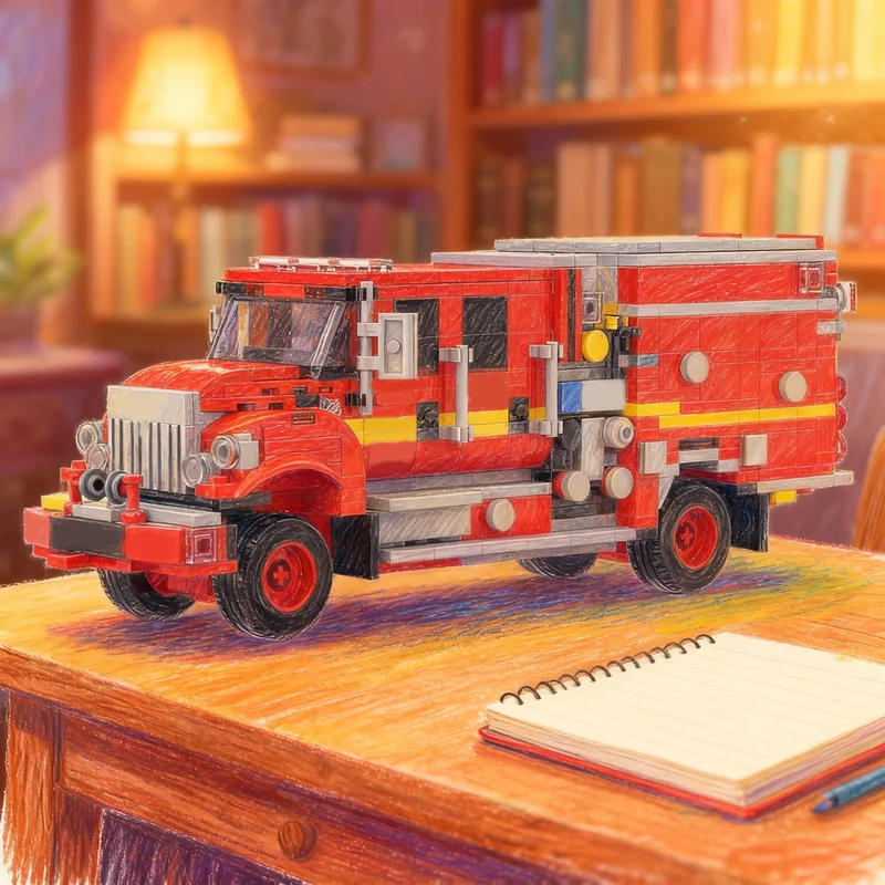 764pcs MOC City Fire BME Type 3 Brush Engine Los Angeles Model Building Blocks Toy Construction Christmas Gifts Brick Kids
764pcs MOC City Fire BME Type 3 Brush Engine Los Angeles Model Building Blocks Toy Construction Christmas Gifts Brick Kids