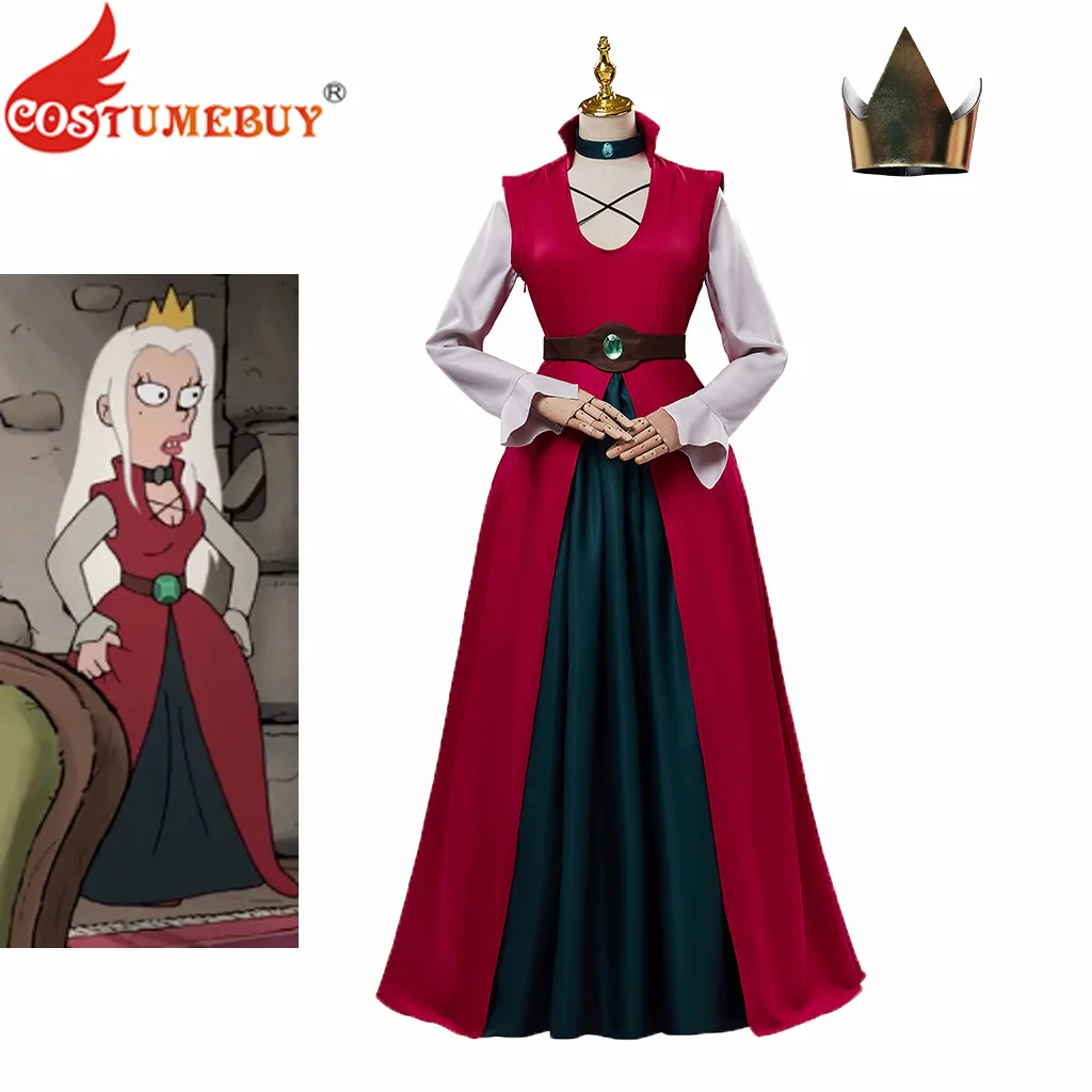 Queen Dagmar Cosplay Costume Adult Women Red Dress Halloween Costume Outfits with Crown Carnival Roleplay Party Suit
Queen Dagmar Cosplay Costume Adult Women Red Dress Halloween Costume Outfits with Crown Carnival Roleplay Party Suit