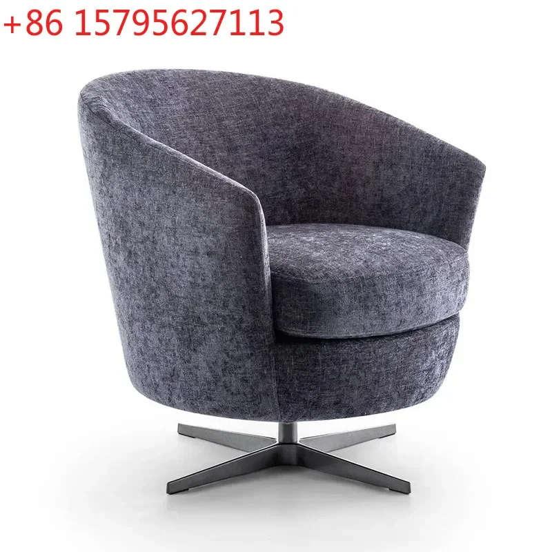 Solid stainless steel brushed electroplating foot rotatable single sofa chair
Solid stainless steel brushed electroplating foot rotatable single sofa chair