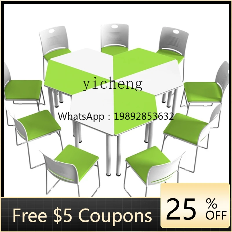 RWJ Hexagonal Training Table and Chair Combination Hexagonal Experiment Smart Classroom Student Splicing Table
RWJ Hexagonal Training Table and Chair Combination Hexagonal Experiment Smart Classroom Student Splicing Table