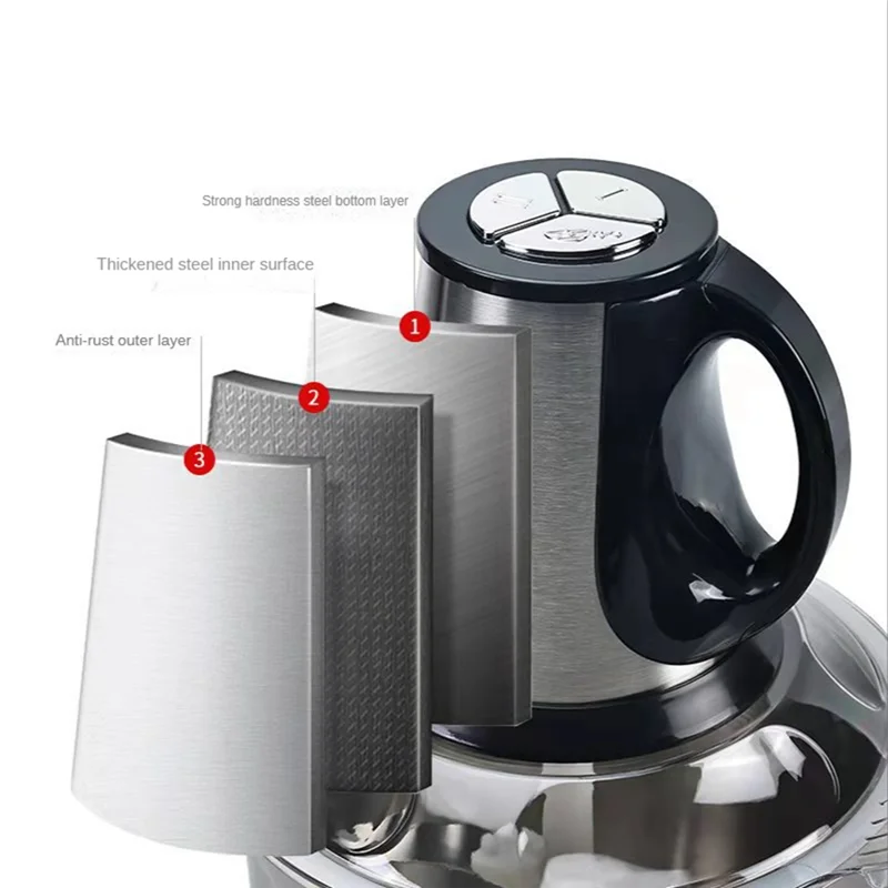 Stainless Steel Meat Grinde Multifunction Vegetable Fruit Food Processor Chopper Kitchen Machine EU Plug
Stainless Steel Meat Grinde Multifunction Vegetable Fruit Food Processor Chopper Kitchen Machine EU Plug