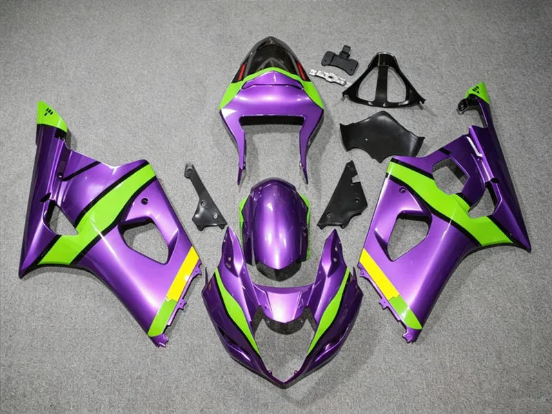 4Gifts New ABS Motorcycle Full Fairings Kit Fit For GSXR1000 K3 2003-2004 Bodywork Set purple
4Gifts New ABS Motorcycle Full Fairings Kit Fit For GSXR1000 K3 2003-2004 Bodywork Set purple