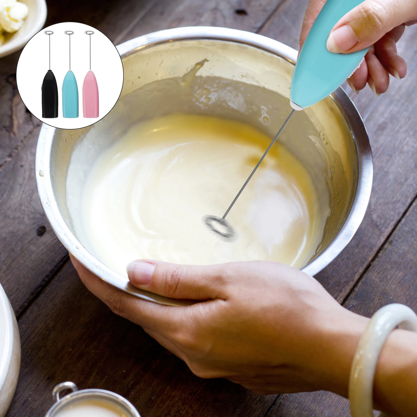 3 Pcs Coffee Machine Hand Mixer Electric Handheld Alloy Fast Mixing Stirrer Utensil
3 Pcs Coffee Machine Hand Mixer Electric Handheld Alloy Fast Mixing Stirrer Utensil
