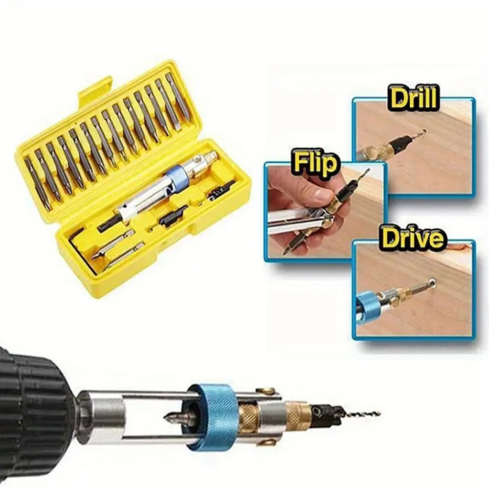 Save Time High Speed Steel Drill Driver Durable Half Drill Bits Screwdriver Tools Flip Drive Portable Box Drill Bits Repair Tool
Save Time High Speed Steel Drill Driver Durable Half Drill Bits Screwdriver Tools Flip Drive Portable Box Drill Bits Repair Tool