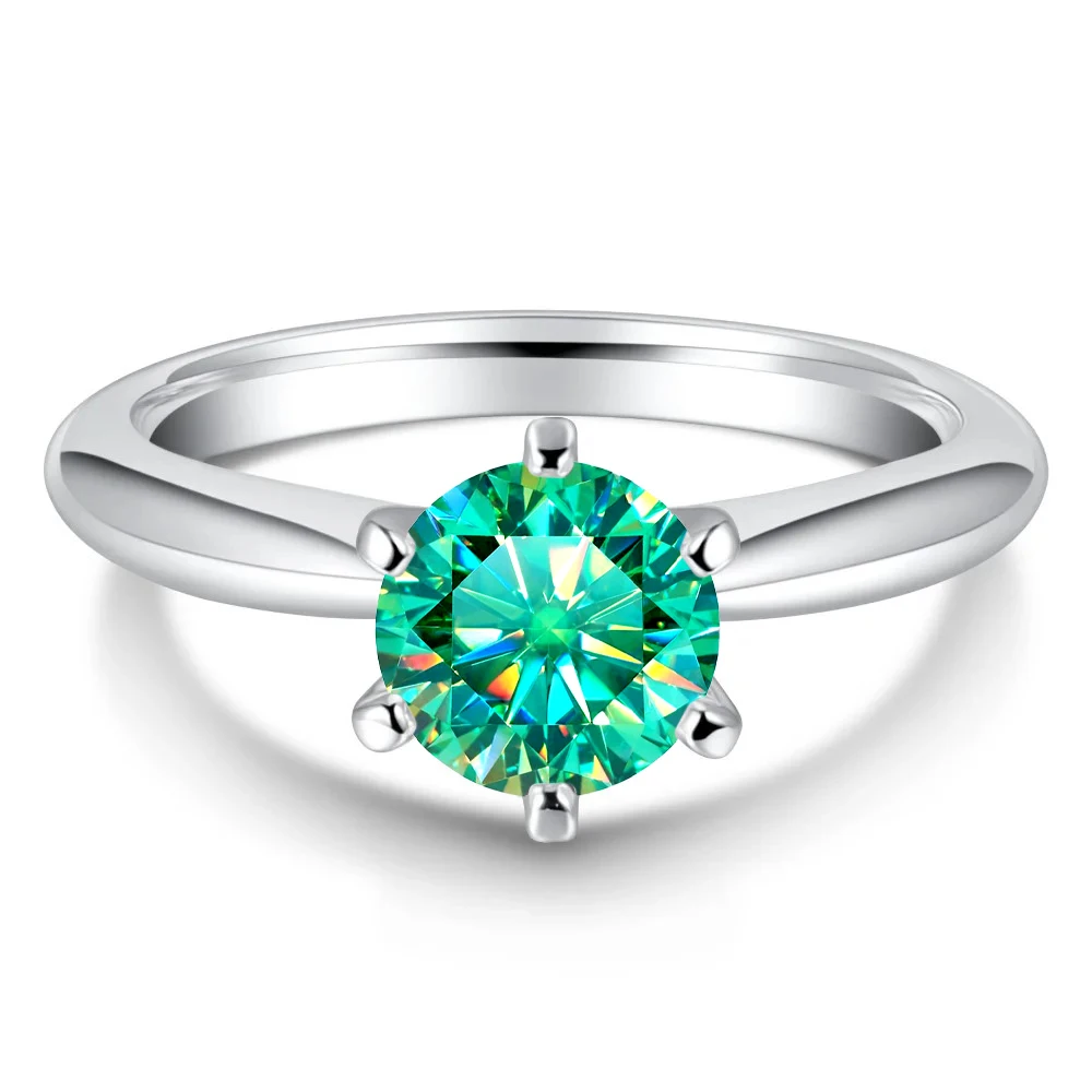 100% genuine 1-5ct Moissanite Ring GRA certificate passed diamond test ring, women's shiny jewelry gift S925 Silver
100% genuine 1-5ct Moissanite Ring GRA certificate passed diamond test ring, women's shiny jewelry gift S925 Silver