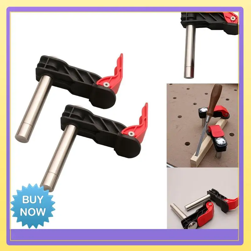 Big Deal 2Pc Workbench Dog Holes Quick Acting Hold Down Clamp Stainless Steel Adjustable Woodworking Bench Press Fixed Tool
Big Deal 2Pc Workbench Dog Holes Quick Acting Hold Down Clamp Stainless Steel Adjustable Woodworking Bench Press Fixed Tool
