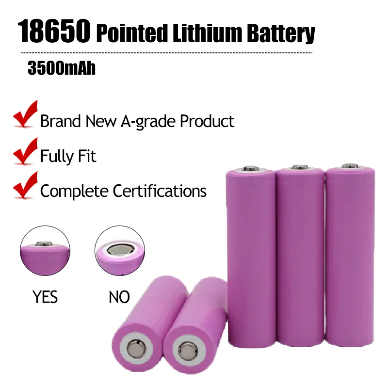 New 100% genuine 18650 3500mAh 3.7V rechargeable 18650 pointed lithium battery toy model power tool game machine alarm clock
New 100% genuine 18650 3500mAh 3.7V rechargeable 18650 pointed lithium battery toy model power tool game machine alarm clock