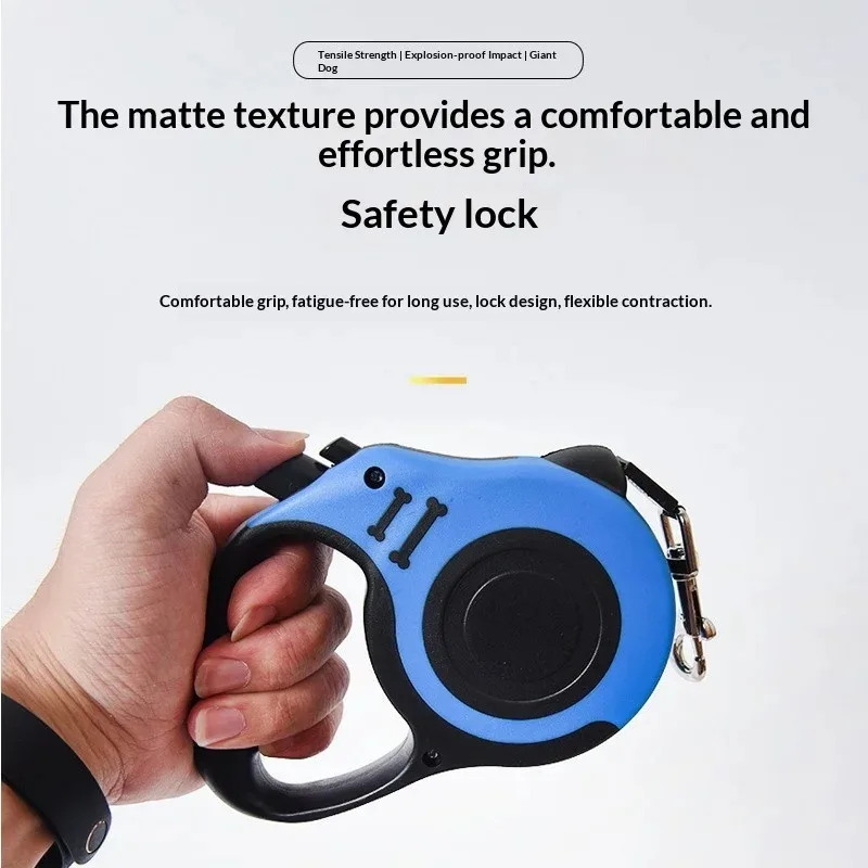 Auto-Retract Dog Leash - Portable Retractable Rope with Bone Pattern, Tangle-Free for Small/Medium Dogs (CE Certified)
Auto-Retract Dog Leash - Portable Retractable Rope with Bone Pattern, Tangle-Free for Small/Medium Dogs (CE Certified)