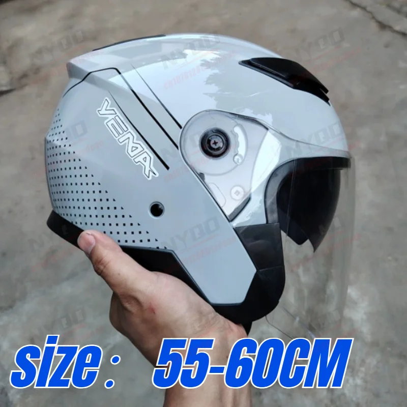 YEMA Four Seasons Large Size Helmet Universal for Men Women New National Standard Electric Motorcycle Scooter Safety Helmet
YEMA Four Seasons Large Size Helmet Universal for Men Women New National Standard Electric Motorcycle Scooter Safety Helmet
