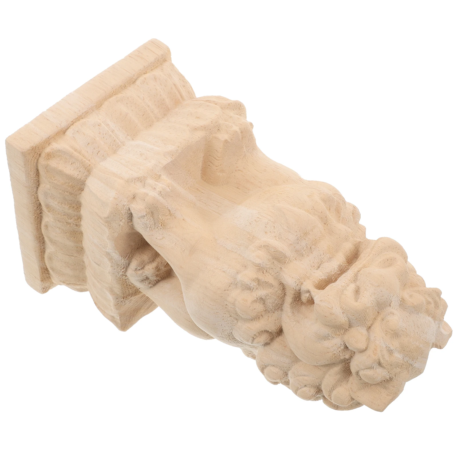 Wooden Bridge Column Heads Decoration Vintage Garden Ornaments Lion Finial Posts Tops Miniature Chinese Model White Embryo
Wooden Bridge Column Heads Decoration Vintage Garden Ornaments Lion Finial Posts Tops Miniature Chinese Model White Embryo