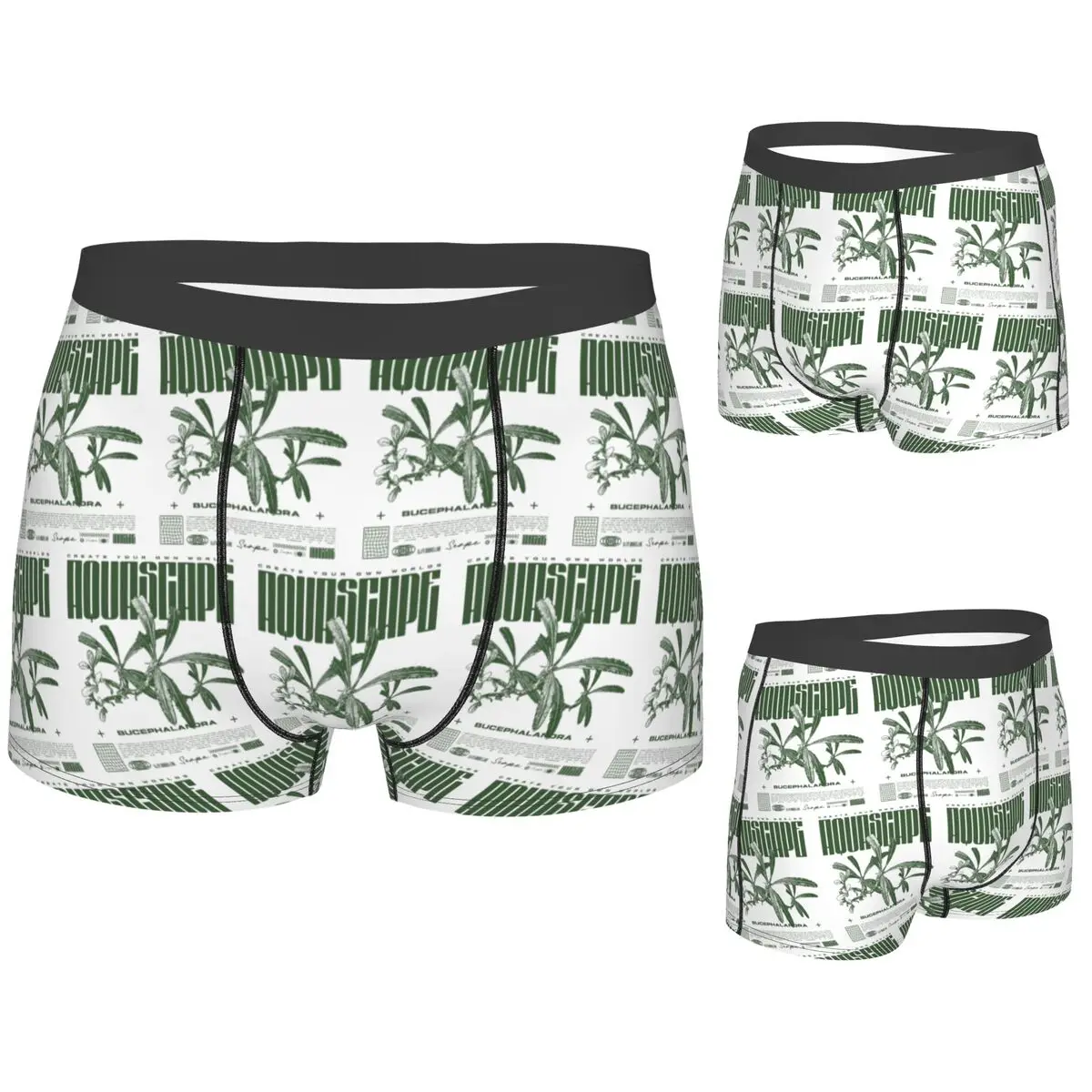 Boxer Underpants Shorts Aquascaping Bucephalandra Aquatic Plant Aquarium Panties Male Soft Underwear for Homme Man Gift
Boxer Underpants Shorts Aquascaping Bucephalandra Aquatic Plant Aquarium Panties Male Soft Underwear for Homme Man Gift