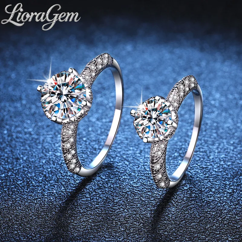 LioraGem Angel Wings Wing Diamond-studded Ring for Women, 3-Carat Moissanite Wedding Ring Platinum PT950 Stamp
LioraGem Angel Wings Wing Diamond-studded Ring for Women, 3-Carat Moissanite Wedding Ring Platinum PT950 Stamp