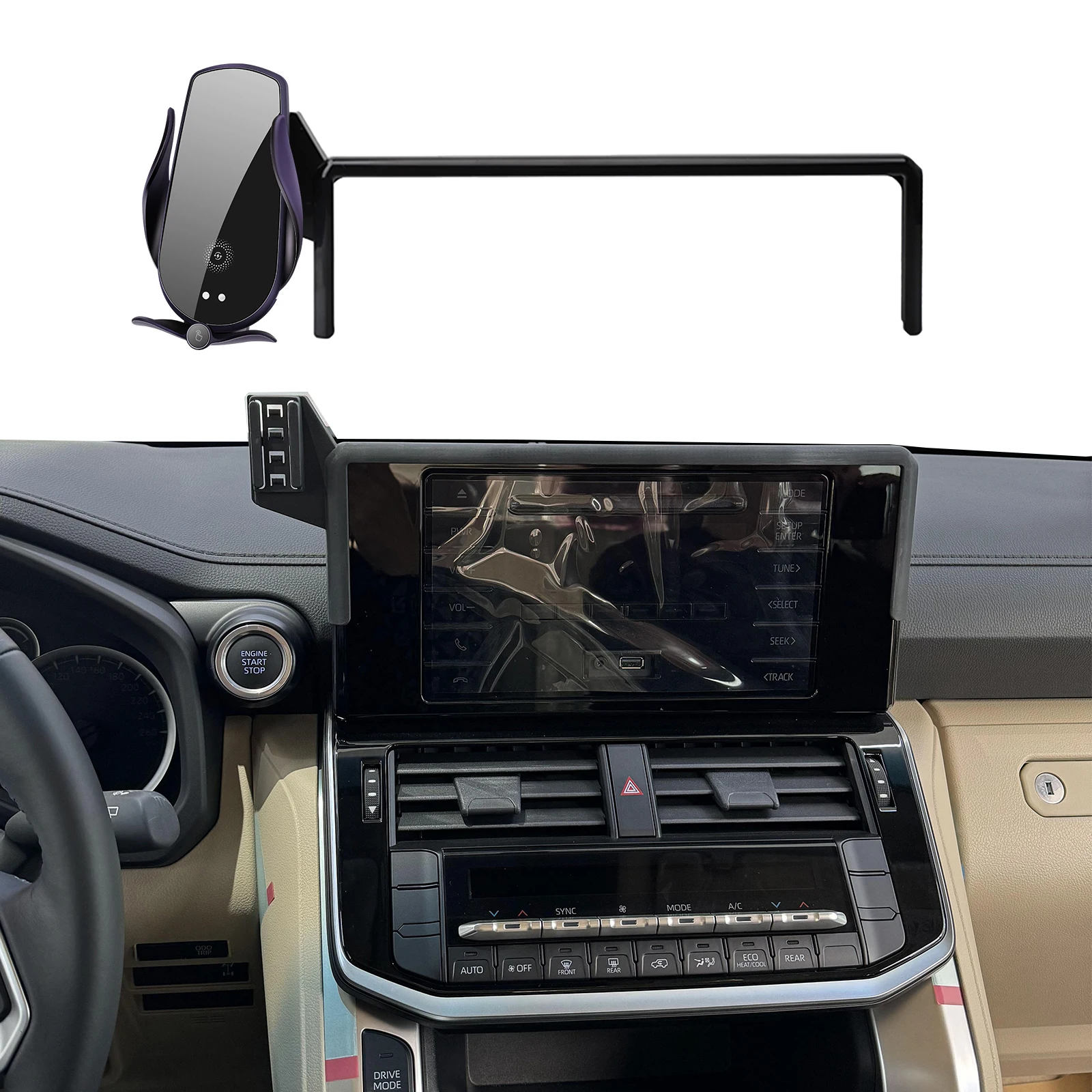 for Toyota Land Cruiser LC300 GRX 2022 2023 2024 Phone Holder Screen Fixed Navigation Bracket Wireless Charging
for Toyota Land Cruiser LC300 GRX 2022 2023 2024 Phone Holder Screen Fixed Navigation Bracket Wireless Charging