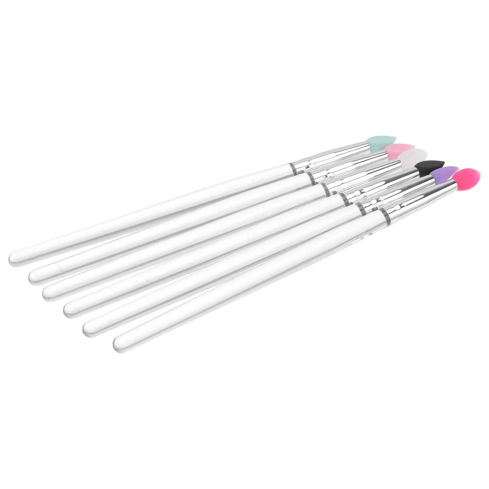 6PCS Eye Silicone Eyeshadow Brush Brush Set Precise Application Reusable Silica Gel Makeup Tools Home Travel Professional
6PCS Eye Silicone Eyeshadow Brush Brush Set Precise Application Reusable Silica Gel Makeup Tools Home Travel Professional