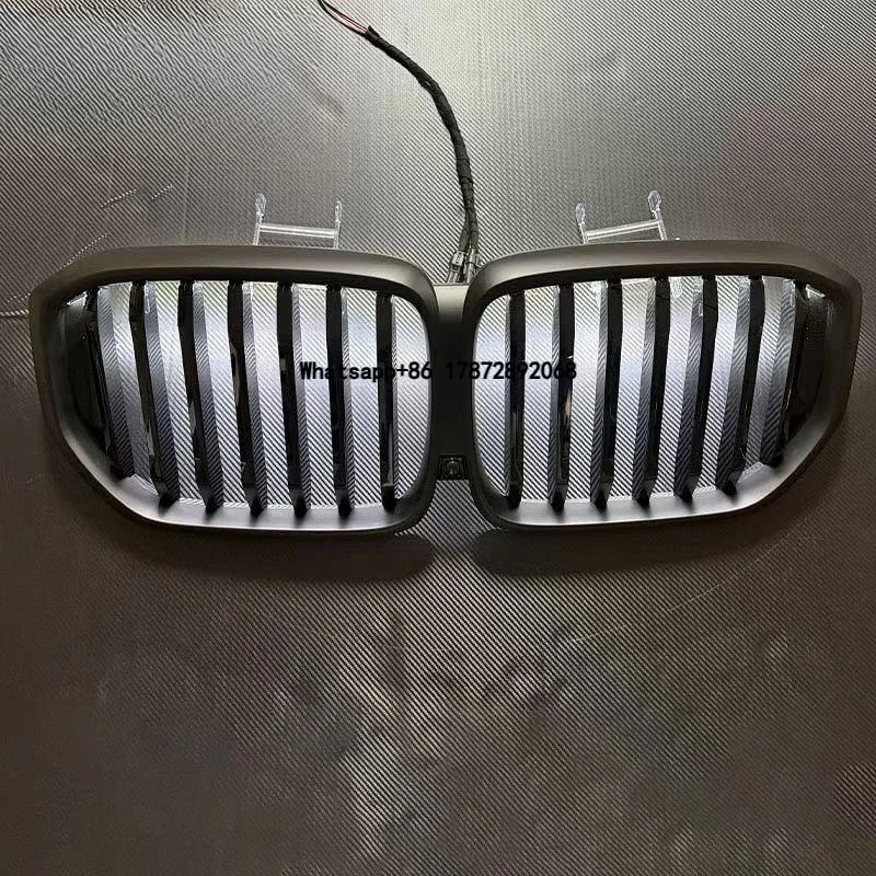 LED luminous Racing Grills for X5 X6 X7 G05 G06 G07 X5M F95 X6M F96 2019-2025 Matte Black Front Grille Replacement
LED luminous Racing Grills for X5 X6 X7 G05 G06 G07 X5M F95 X6M F96 2019-2025 Matte Black Front Grille Replacement