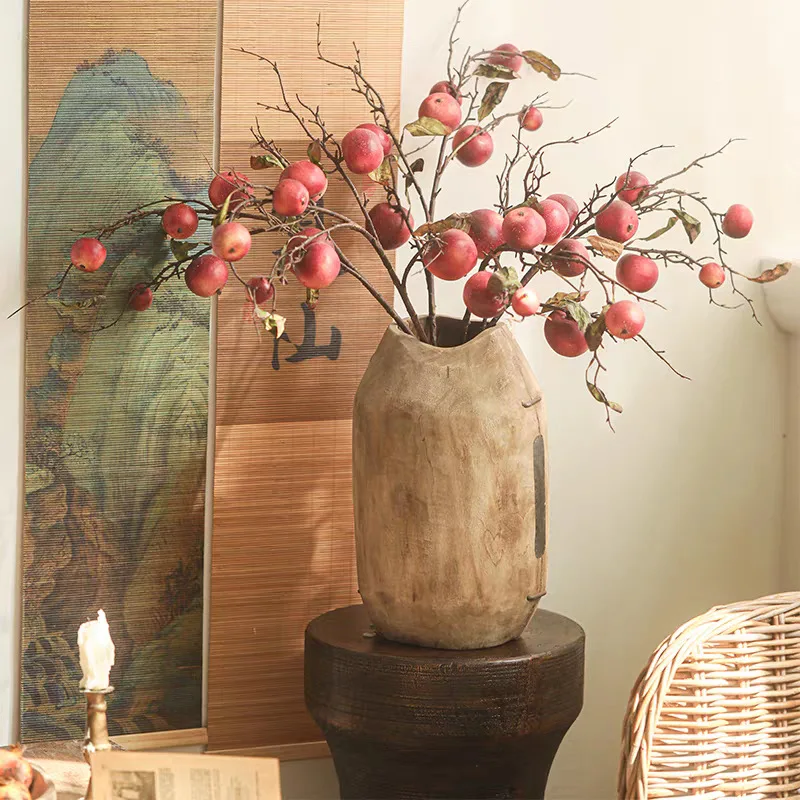 Elemental solid wood large vase retro living room flower arrangement B & B wabi sandy wind paulownia woodartistic sense entranc
Elemental solid wood large vase retro living room flower arrangement B & B wabi sandy wind paulownia woodartistic sense entranc