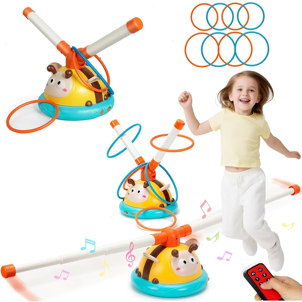 2-in-1 Remote Control Musical Jump and Toss Ring Game Toy Indoor and Outside Jump Toy for Kids Christmas Boys and Girls Gift
2-in-1 Remote Control Musical Jump and Toss Ring Game Toy Indoor and Outside Jump Toy for Kids Christmas Boys and Girls Gift