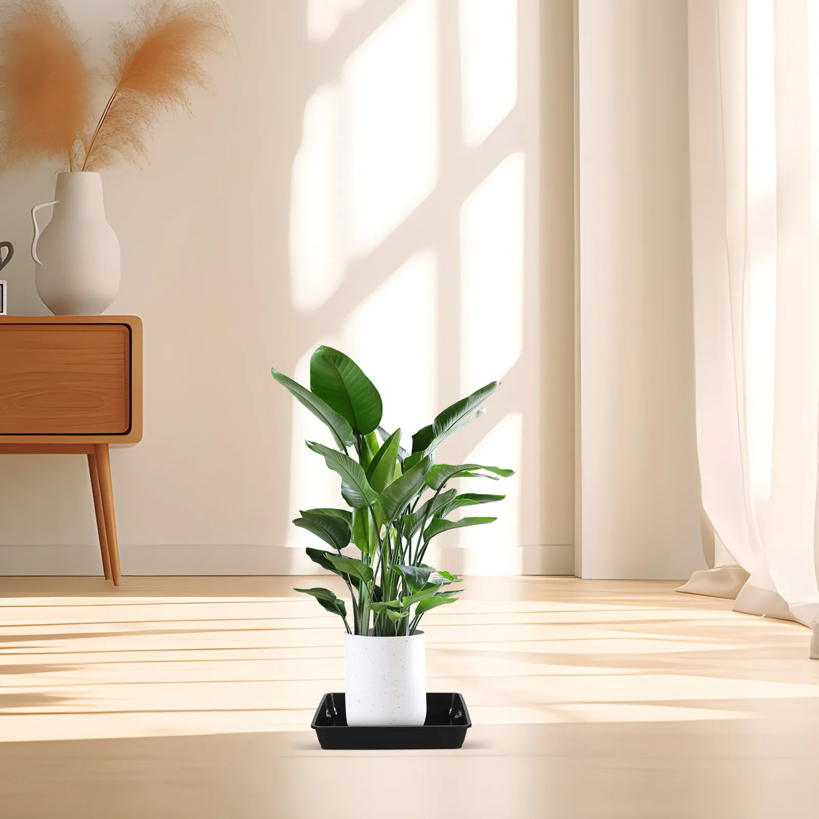 12 Pcs Large Flower Pot Bottom Mat Plant Pots Indoor Basin Tray Plastic Saucers Black Square for Outdoors
12 Pcs Large Flower Pot Bottom Mat Plant Pots Indoor Basin Tray Plastic Saucers Black Square for Outdoors