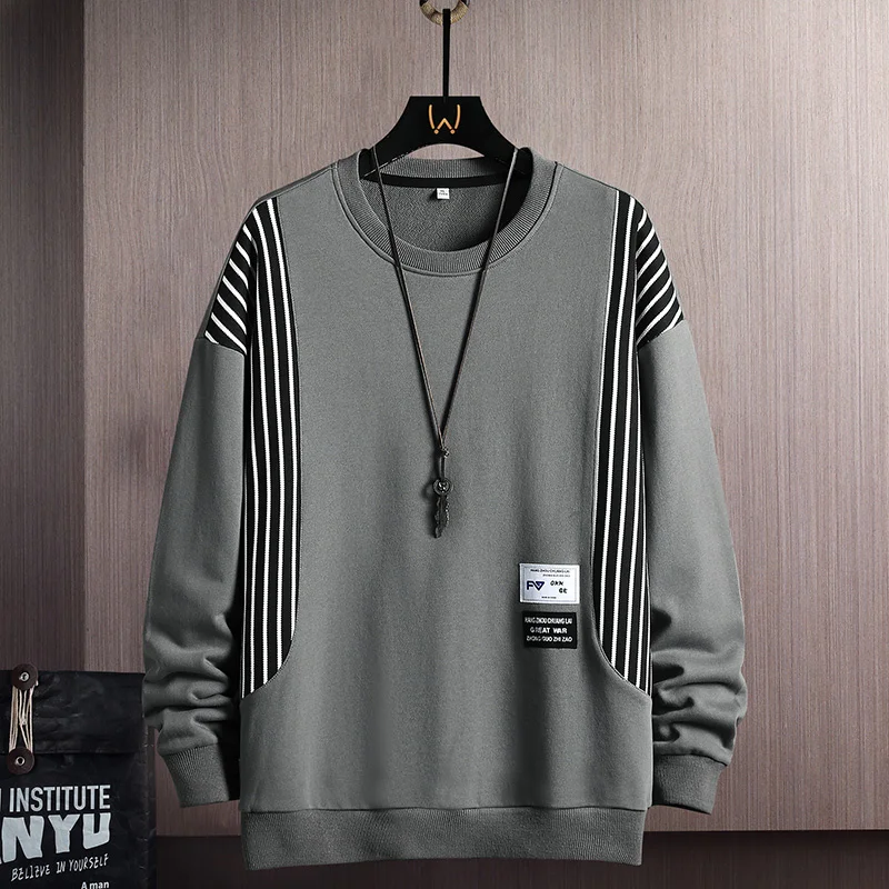 2023 Spring Autumn Men's New O-Neck Hoodies Long Sleeve Sweatshirts Patchwork Solid Quality Pullovers Youth Outwear Top Clothing
2023 Spring Autumn Men's New O-Neck Hoodies Long Sleeve Sweatshirts Patchwork Solid Quality Pullovers Youth Outwear Top Clothing