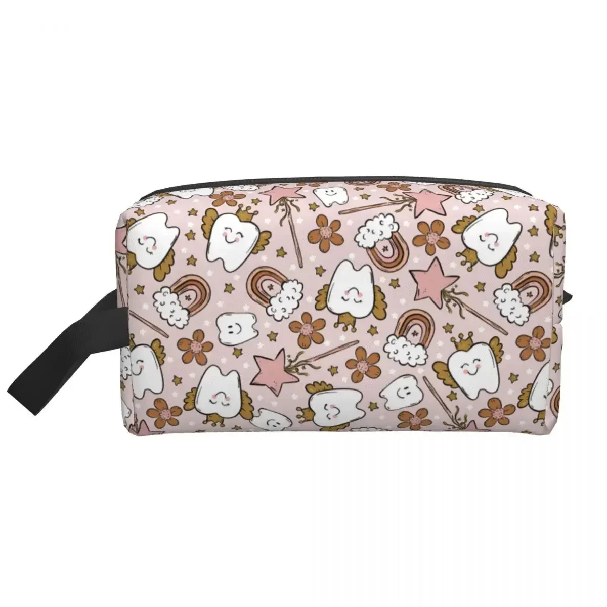 Custom Tooth Fairy Pattern Teeth Cosmetic Bag Women Large Capacity Care Dental Health Makeup Case Beauty Storage Toiletry Bags
Custom Tooth Fairy Pattern Teeth Cosmetic Bag Women Large Capacity Care Dental Health Makeup Case Beauty Storage Toiletry Bags