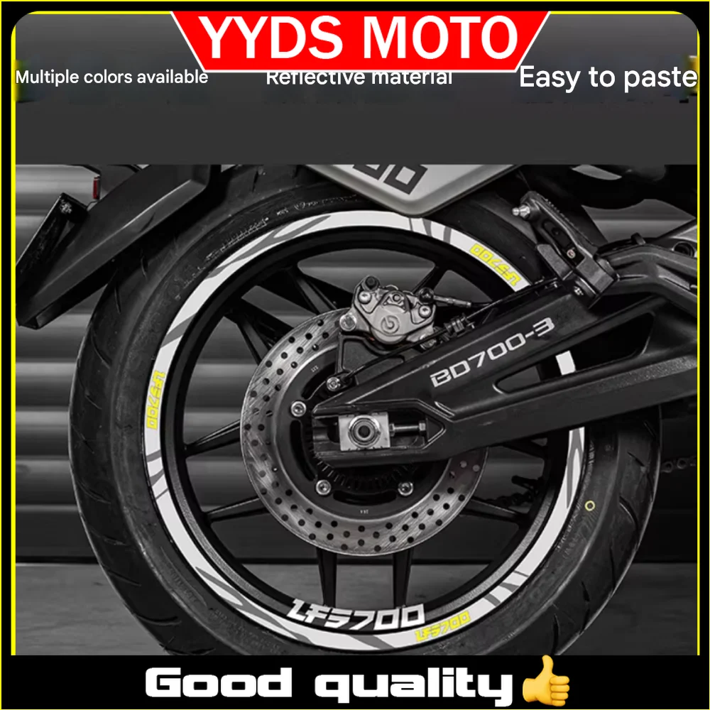 Suitable for Benda Tangdao LFS 700 modified wheel rims, reflective decorative stickers, car decals, waterproof accessories
Suitable for Benda Tangdao LFS 700 modified wheel rims, reflective decorative stickers, car decals, waterproof accessories