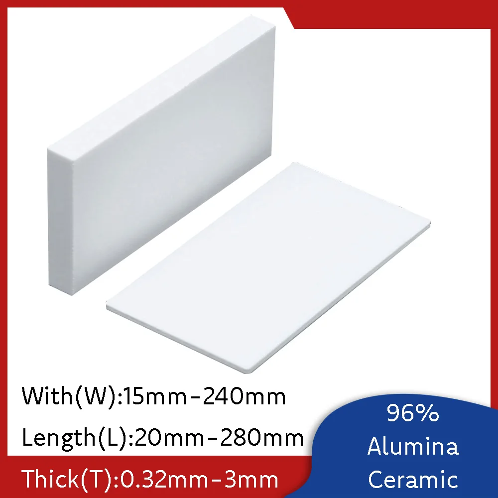 96% Alumina Ceramic Sheet Heat-Resistant Thermally Conductive Rectangle Plate Electrical Insulation Flat Panel
96% Alumina Ceramic Sheet Heat-Resistant Thermally Conductive Rectangle Plate Electrical Insulation Flat Panel