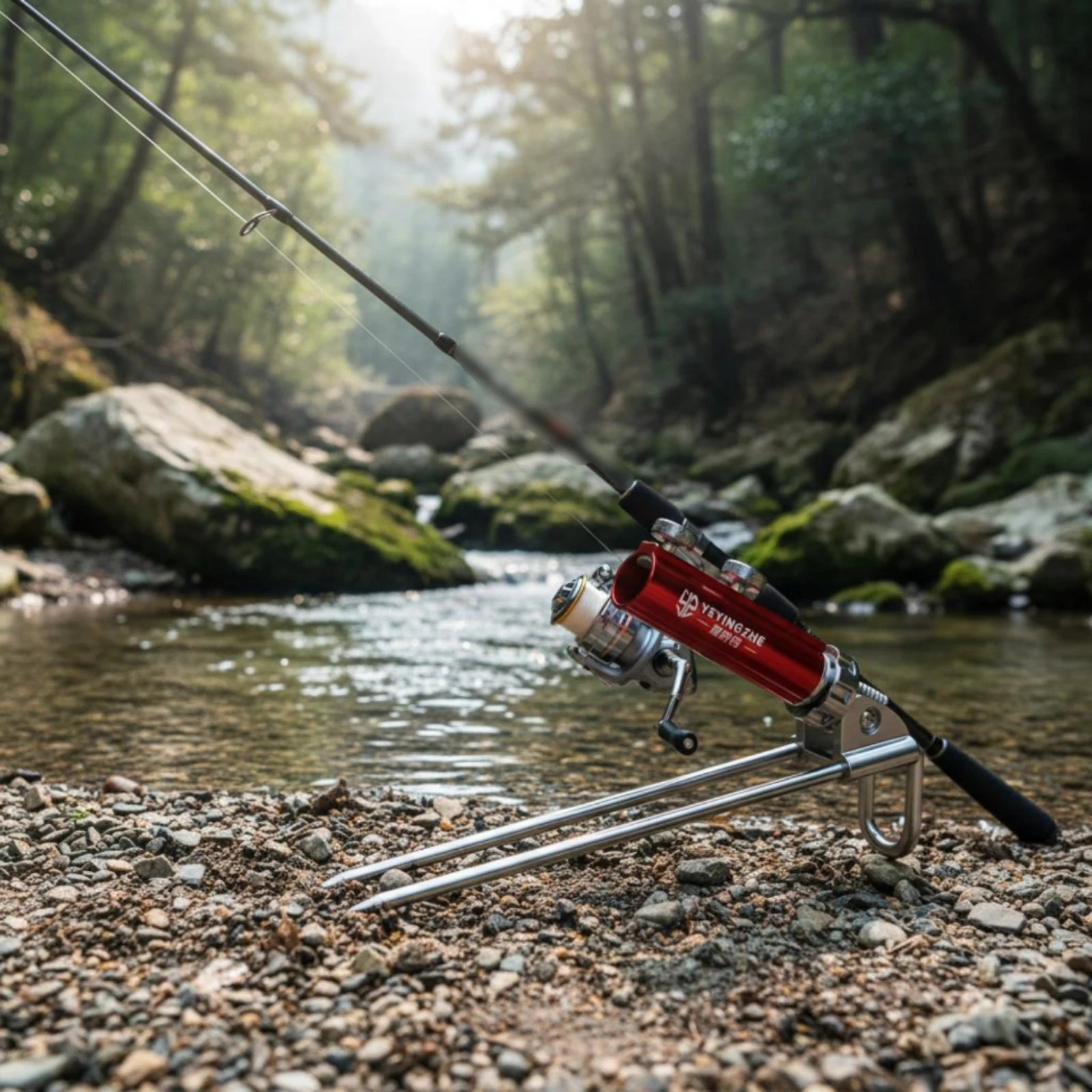 Ground-Insert Fishing Rod Holder Aluminum-Aluminum Alloy Alloy Ground Spike Rod Holder Outdoor Gear Double Screw Fastening
Ground-Insert Fishing Rod Holder Aluminum-Aluminum Alloy Alloy Ground Spike Rod Holder Outdoor Gear Double Screw Fastening