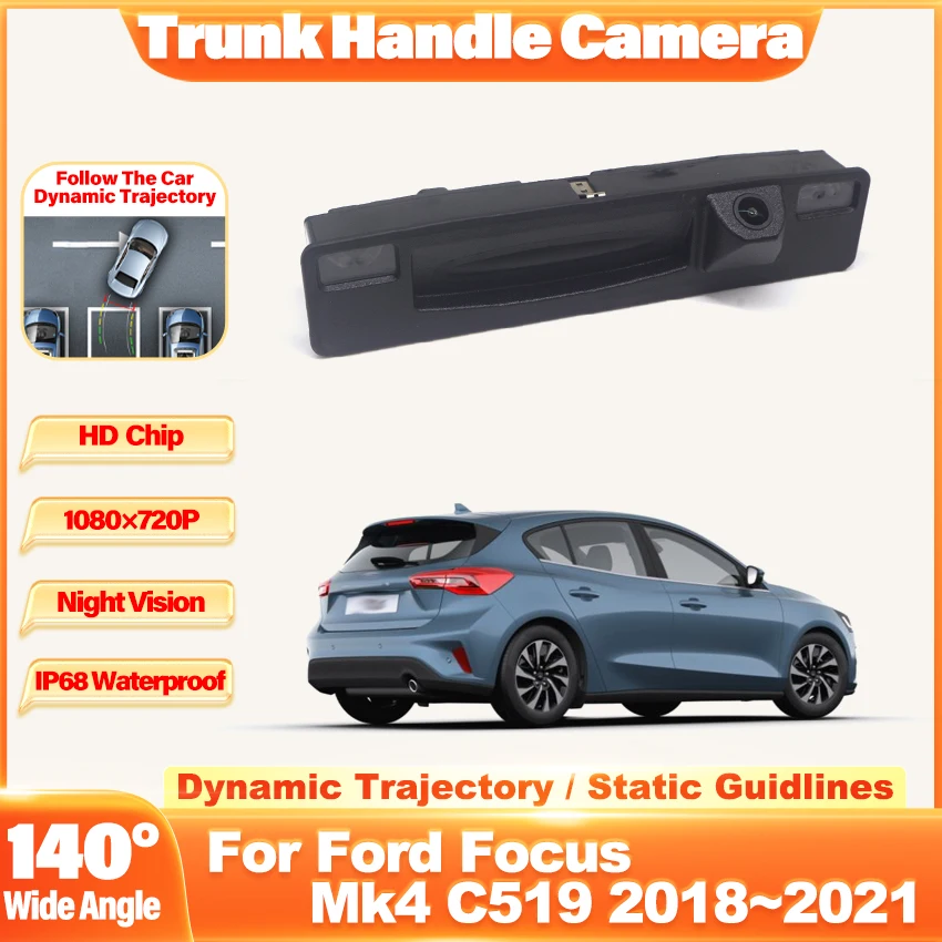 HD Trunk Handle Camera For Ford Focus Mk4 C519 2018 2019 2020 2021 CCD Night Vision Backup Reverse Rear View Camera High Quality
HD Trunk Handle Camera For Ford Focus Mk4 C519 2018 2019 2020 2021 CCD Night Vision Backup Reverse Rear View Camera High Quality