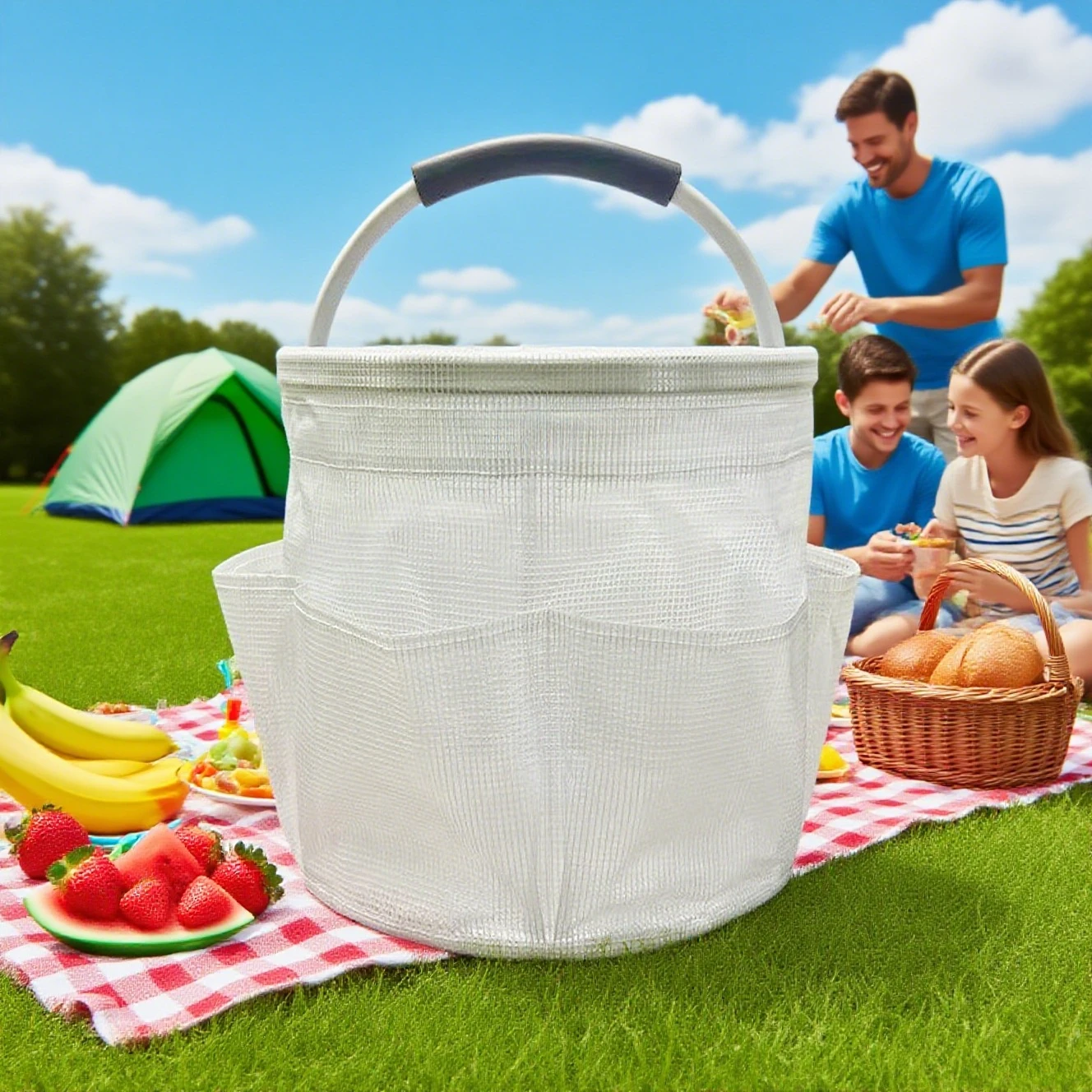 Дорожная сумка для туалетных принадлежностей, садовая корзина для хранения, портативная и складная корзина для пикника, ручная корзина для хранения инструментов на открытом воздухе
Дорожная сумка для туалетных принадлежностей, садовая корзина для хранения, портативная и складная корзина для пикника, ручная корзина для хранения инструментов на открытом воздухе