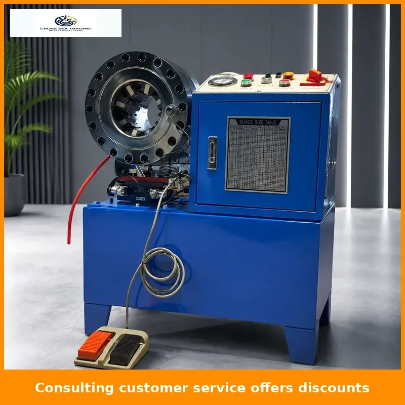 Factory Direct Supply High Pressure 1/4'''-2'' AC Air Hydraulic Hose Crimper Machine Competitive Priced Hose Crimping Device
Factory Direct Supply High Pressure 1/4'''-2'' AC Air Hydraulic Hose Crimper Machine Competitive Priced Hose Crimping Device