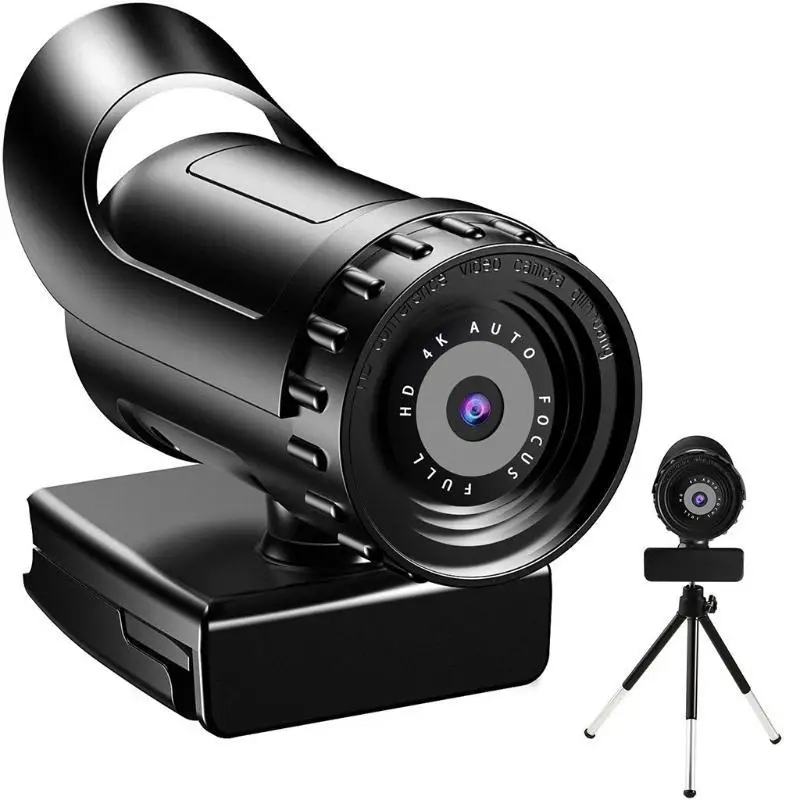 652F 2K 4K High Definition Webcam with Built-in Microphone Wide View USB2.0 Plug and for Play Camera for Conference