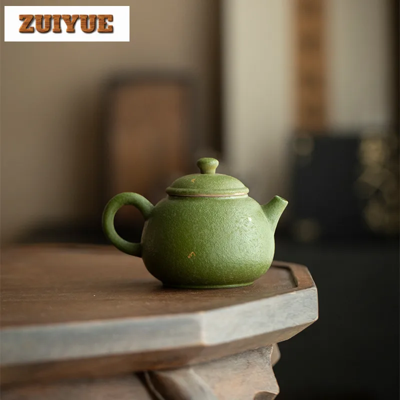 100ml Small Green Tangerine Sprinkle Gold Teapot Boutique Tea Infuser Pot Tea Maker Kettle With Filter Puer Tableware Ornaments
100ml Small Green Tangerine Sprinkle Gold Teapot Boutique Tea Infuser Pot Tea Maker Kettle With Filter Puer Tableware Ornaments