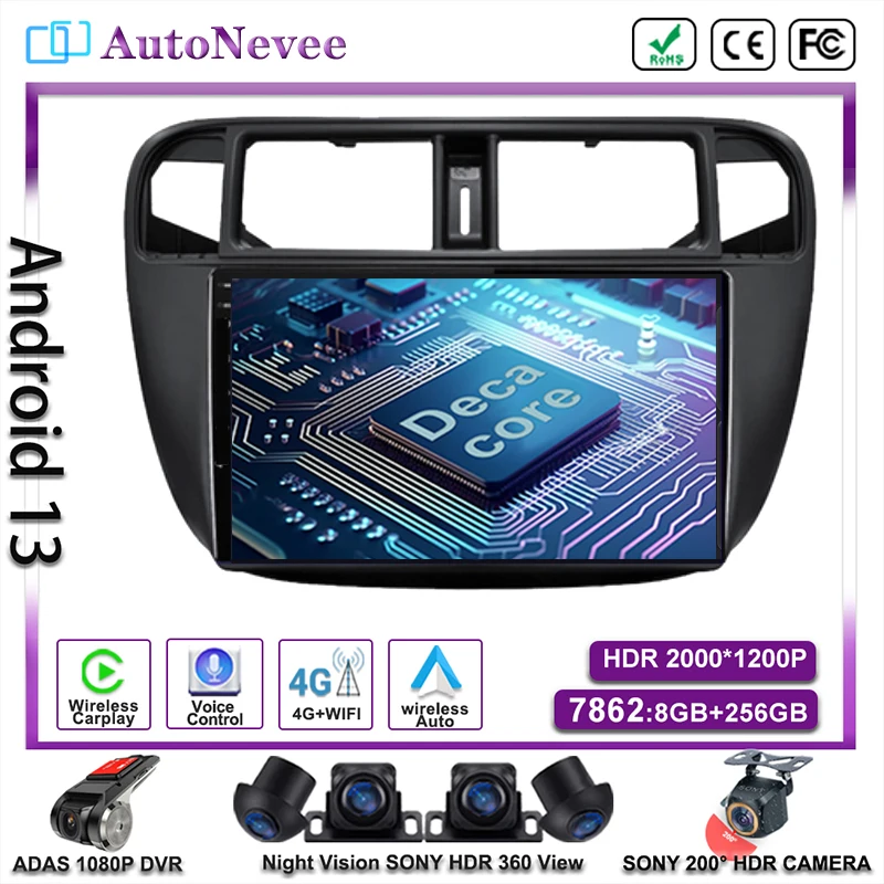 Android Car For Honda Civic EJ EK EM 1995-2001Autoradio Radio Player GPS Navigation HDR BTDVD NO 2DIN Carplay Stereo Multimedia
Android Car For Honda Civic EJ EK EM 1995-2001Autoradio Radio Player GPS Navigation HDR BTDVD NO 2DIN Carplay Stereo Multimedia