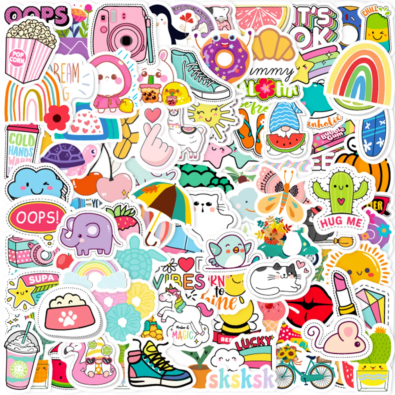 100Pcs Cute VSCO Girl Stickers Preppy Aesthetic Vinyl Decals Waterproof Mini 4cm Phone Case Laptop Water Bottle Kids Teen Gift
100Pcs Cute VSCO Girl Stickers Preppy Aesthetic Vinyl Decals Waterproof Mini 4cm Phone Case Laptop Water Bottle Kids Teen Gift