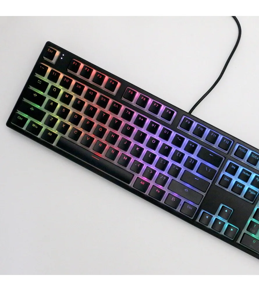 Double leather milk keycap pudding 108 standard PBT material OEM height GH61/87/104/108 black white
Double leather milk keycap pudding 108 standard PBT material OEM height GH61/87/104/108 black white