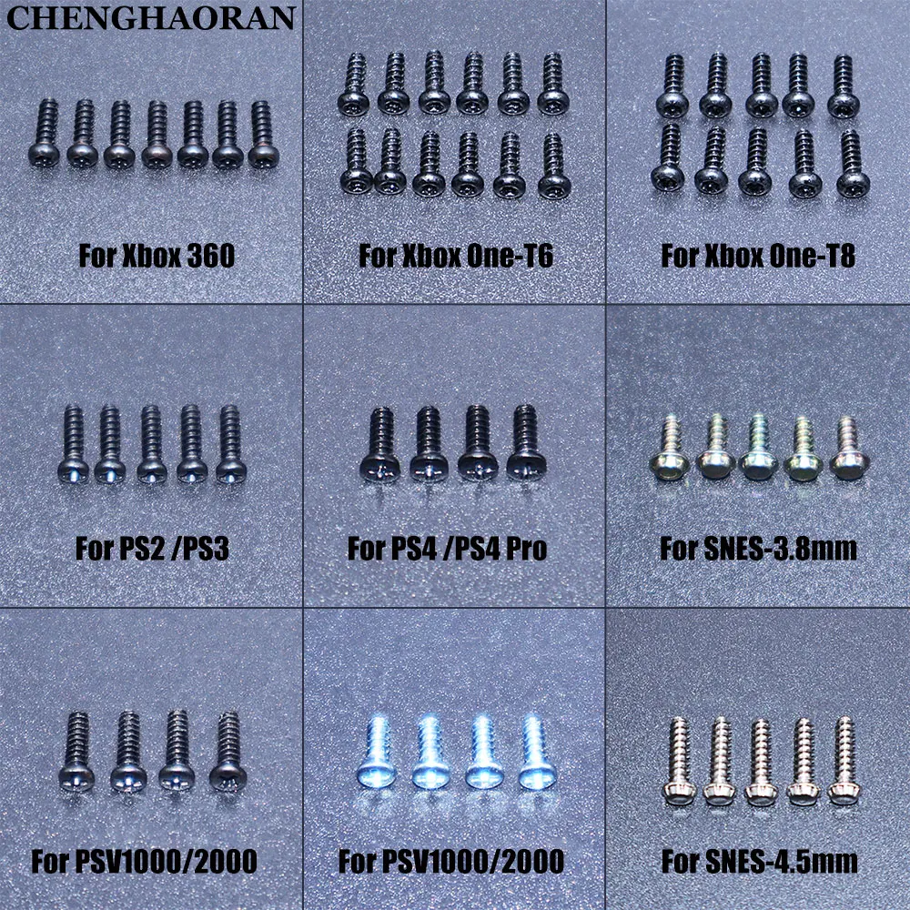 For PSV PSP 1000 2000 PS2 PS3 PS4 Pro Game Console Screw Set For Xbox One 360 For SNES 3.8mm 4.5mm Cartridge Screws
For PSV PSP 1000 2000 PS2 PS3 PS4 Pro Game Console Screw Set For Xbox One 360 For SNES 3.8mm 4.5mm Cartridge Screws