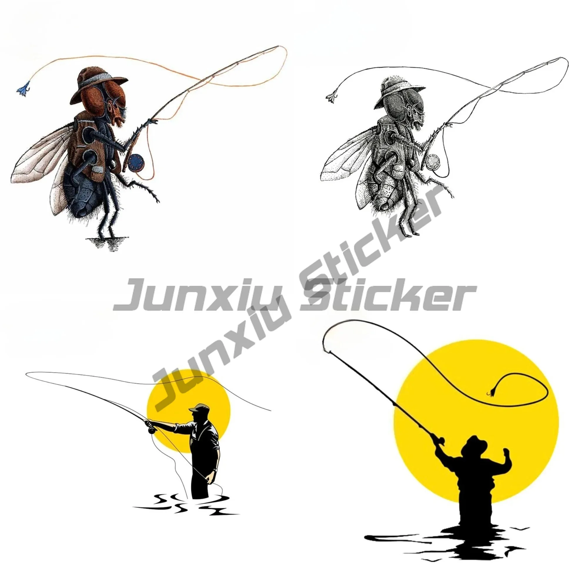 For Fly Fishing Car Sticker Waterproof Scratch-proof RV VAN Truck Trunk Decoration Window Decal
For Fly Fishing Car Sticker Waterproof Scratch-proof RV VAN Truck Trunk Decoration Window Decal