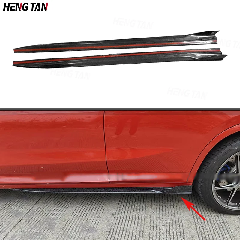 Carbon Fiber Car Side Skirts Splitters Flaps Apron Parts For BMW X3M F97 X4M F98 2022+ Upgrade Body kit
Carbon Fiber Car Side Skirts Splitters Flaps Apron Parts For BMW X3M F97 X4M F98 2022+ Upgrade Body kit