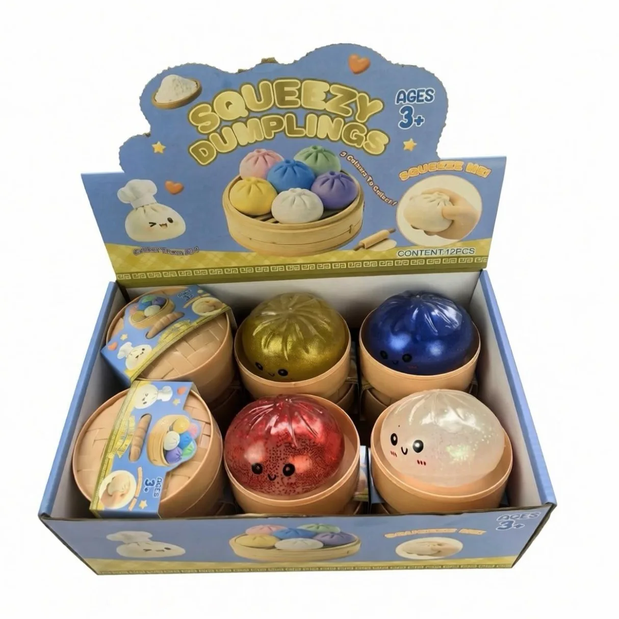 Colorful Dumpling Squishes Stress Balls Reusable Low Rebound Decompression Toys Dough Ball Unique Home Decoration Gifts
Colorful Dumpling Squishes Stress Balls Reusable Low Rebound Decompression Toys Dough Ball Unique Home Decoration Gifts