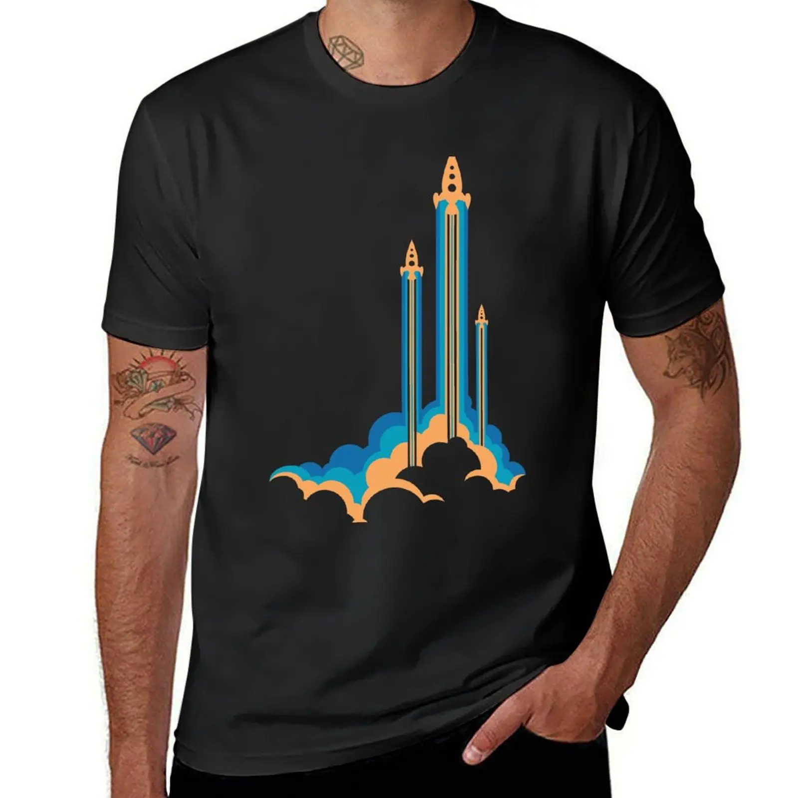 Футболка Lift-off III, новинка, футболка с принтом животных для мальчиков, с коротким рукавом, мужские футболки с графическим рисунком, аниме
Футболка Lift-off III, новинка, футболка с принтом животных для мальчиков, с коротким рукавом, мужские футболки с графическим рисунком, аниме
