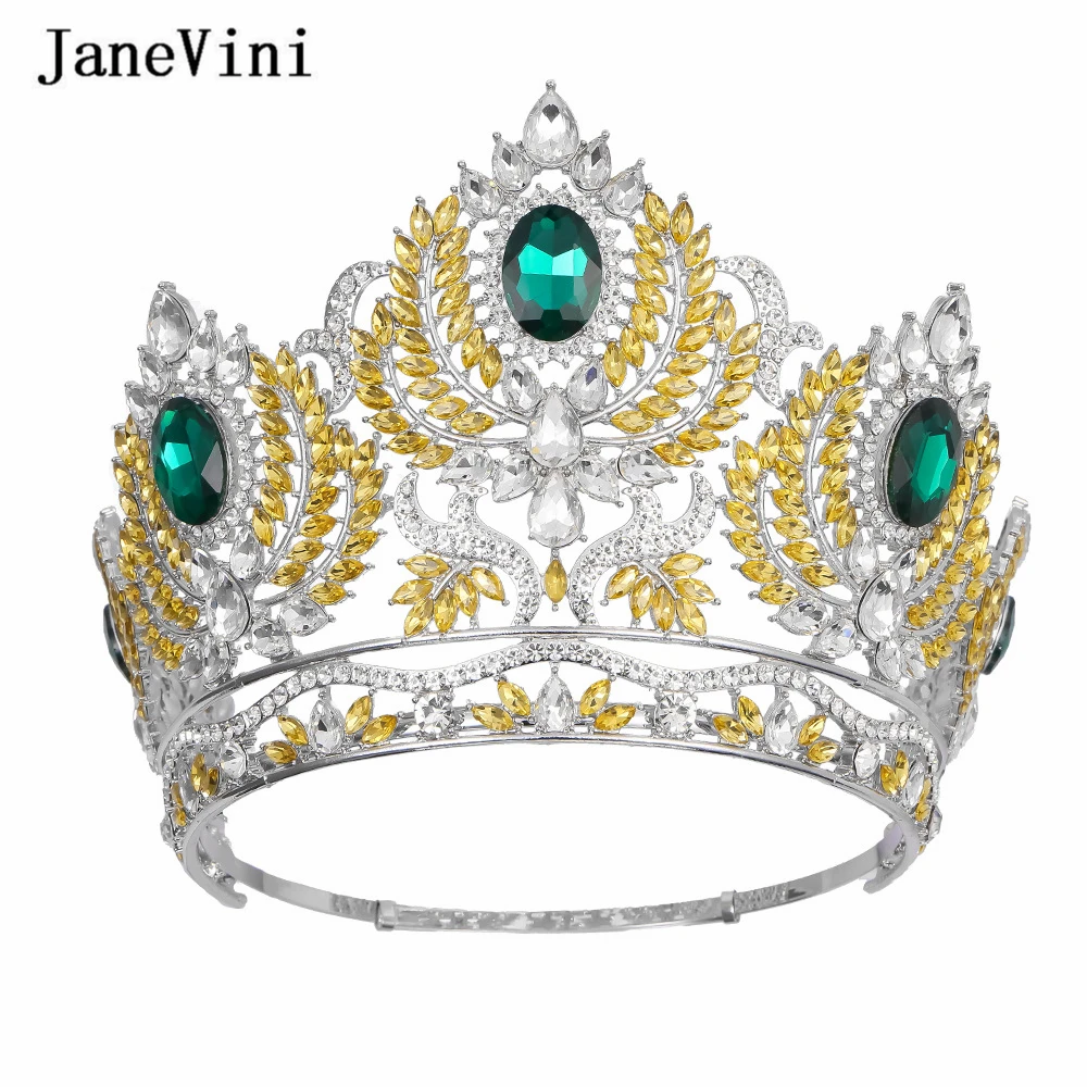 Винтажные барочные большие Свадебные короны jaevini тиары со стразами круглая диадема для конкурса роскошные свадебные европейские украшения для волос
Винтажные барочные большие Свадебные короны jaevini тиары со стразами круглая диадема для конкурса роскошные свадебные европейские украшения для волос