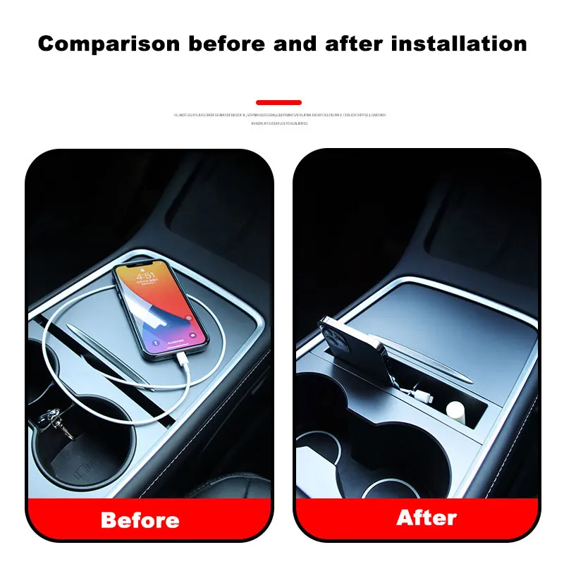 Center Hidden Phone Box For Tesla Model 3 Model Y 2021-2023 Storage Box CenterCup Holder Interior Organizer Car Accessories
Center Hidden Phone Box For Tesla Model 3 Model Y 2021-2023 Storage Box CenterCup Holder Interior Organizer Car Accessories