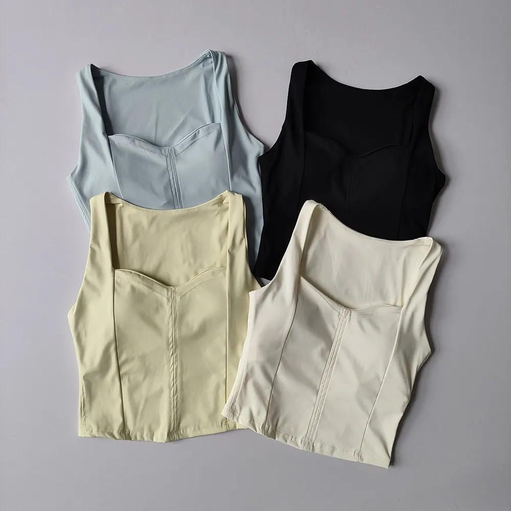 Square Collar Sports Vest High-intensity I-shaped Yoga Push-up Breast-retracting Gym Chest Pad Fitness Underwear for Outer Wear
Square Collar Sports Vest High-intensity I-shaped Yoga Push-up Breast-retracting Gym Chest Pad Fitness Underwear for Outer Wear