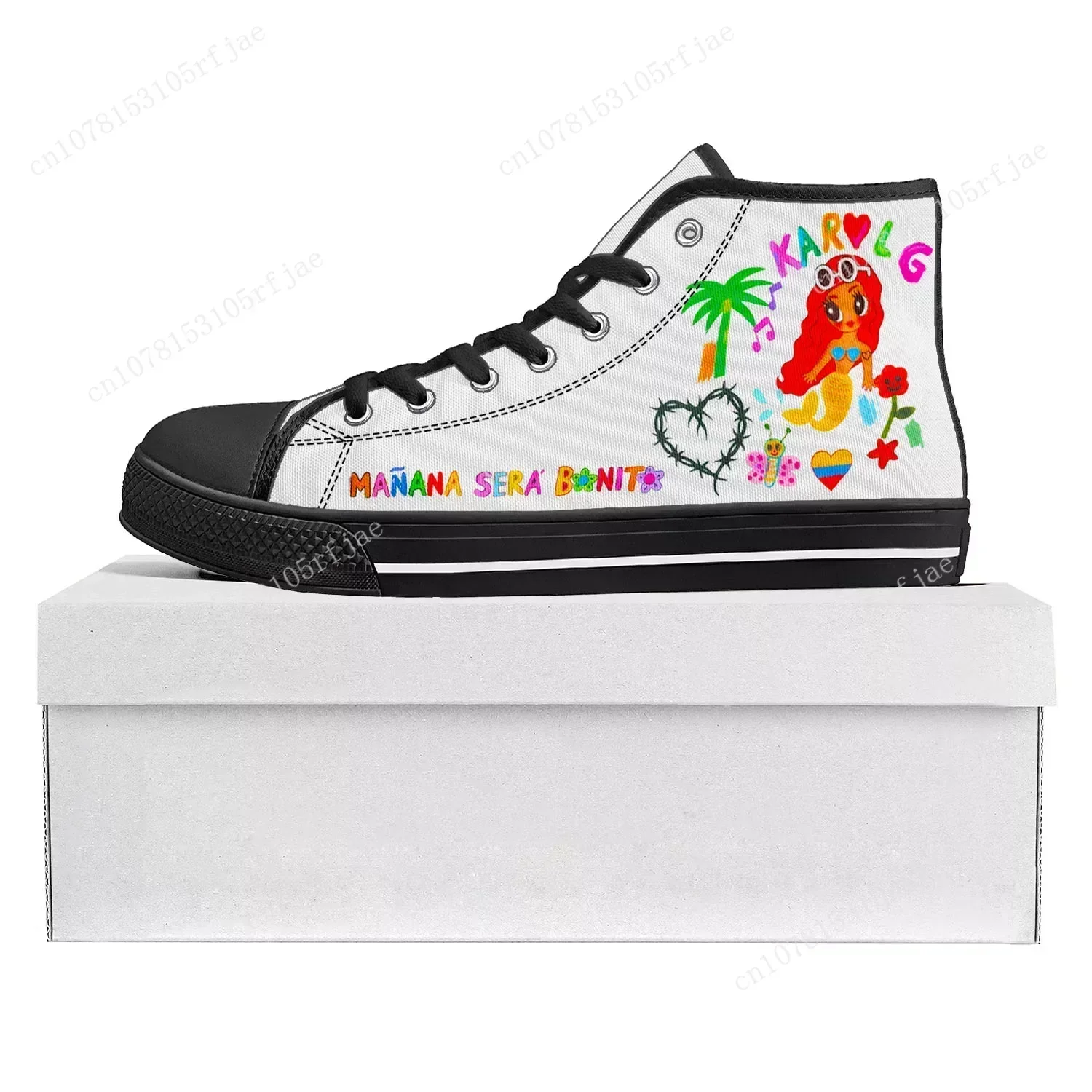 Manana Sera Bonito Karol G High Top High Quality Sneakers Mens Womens Teenager Canvas Sneaker Casual Couple Shoes Custom Shoe
Manana Sera Bonito Karol G High Top High Quality Sneakers Mens Womens Teenager Canvas Sneaker Casual Couple Shoes Custom Shoe