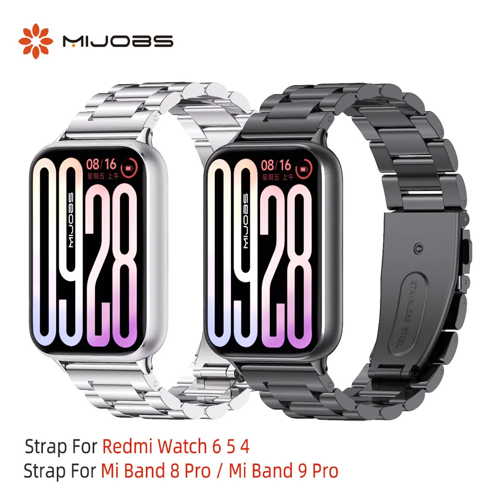 For Mi Band 9 Pro Strap for Mi Band 8 Pro Wristband for Xiao mi Smart Band 8 Pro Bracelet Global Version Metal Watch Band
For Mi Band 9 Pro Strap for Mi Band 8 Pro Wristband for Xiao mi Smart Band 8 Pro Bracelet Global Version Metal Watch Band