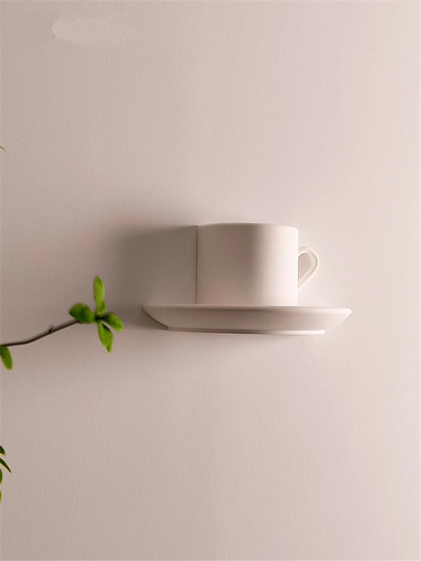 Modern Simple Plaster Teacup Shape Wall Lamps Living Room Hallway Aisle Entrance Lighting Dining Room Art Decor LED Wall Ligths
Modern Simple Plaster Teacup Shape Wall Lamps Living Room Hallway Aisle Entrance Lighting Dining Room Art Decor LED Wall Ligths