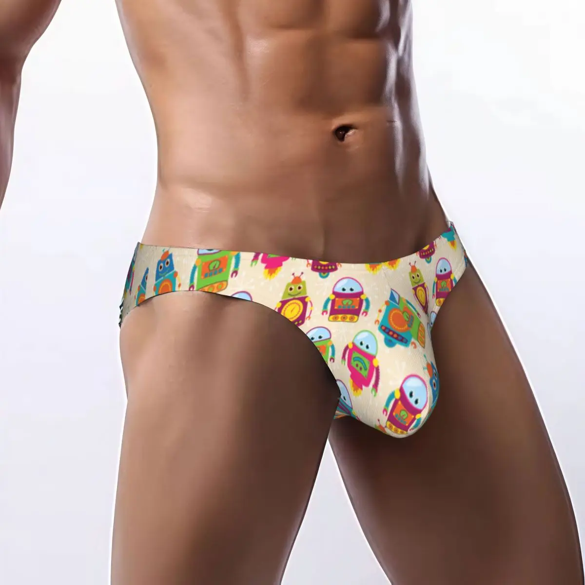 Men's Panties Man Briefs Cute Robots Sexy Underwear Male Bikini Underpants
Men's Panties Man Briefs Cute Robots Sexy Underwear Male Bikini Underpants