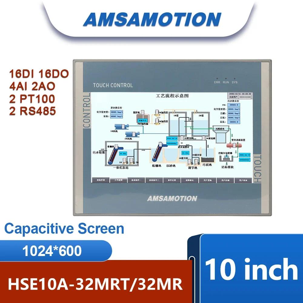 Smart 200 10-дюймовый универсальный Ethernet-монитор HMI AMX-HSE10A-32MR/T для ПЛК Siemens 16DI 16DO 4AI 2AO Контроллер с сенсорным экраном
Smart 200 10-дюймовый универсальный Ethernet-монитор HMI AMX-HSE10A-32MR/T для ПЛК Siemens 16DI 16DO 4AI 2AO Контроллер с сенсорным экраном